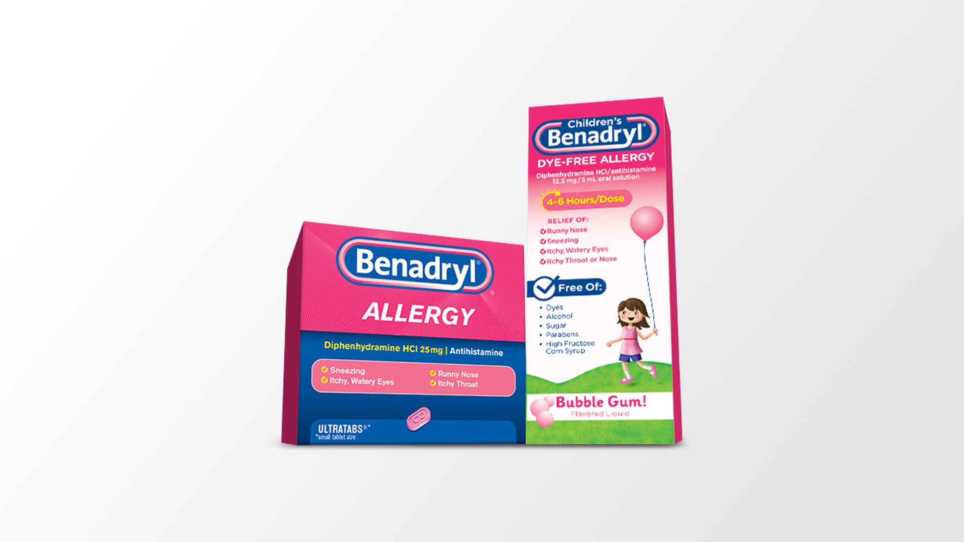Productos para el alivio de la alergia y la picazón de BENADRYL®