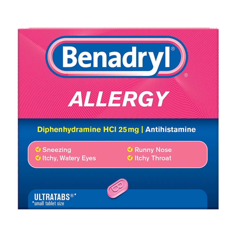 BENADRYL® - Allergy ULTRATABS® - Pastillas