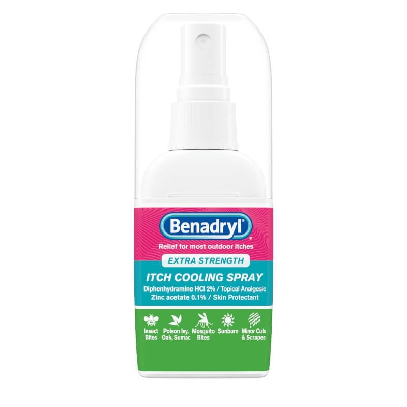 BENADRYL® Extra Strength Topical Itch Spray for Skin Relief