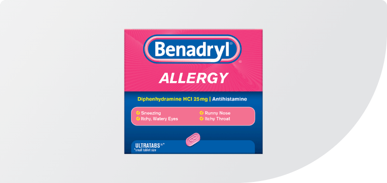 Producto BENADRYL para la alergia de uso oral, adultos